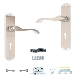 M7M10 - 2 Lever Lockset Shimmer 6" -M7M10_o_T